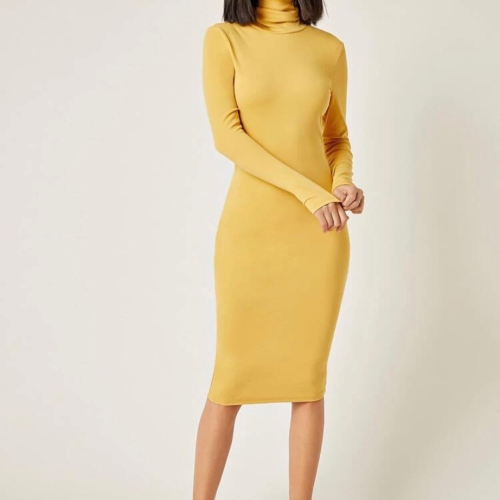 High Neck Bodycon Dress